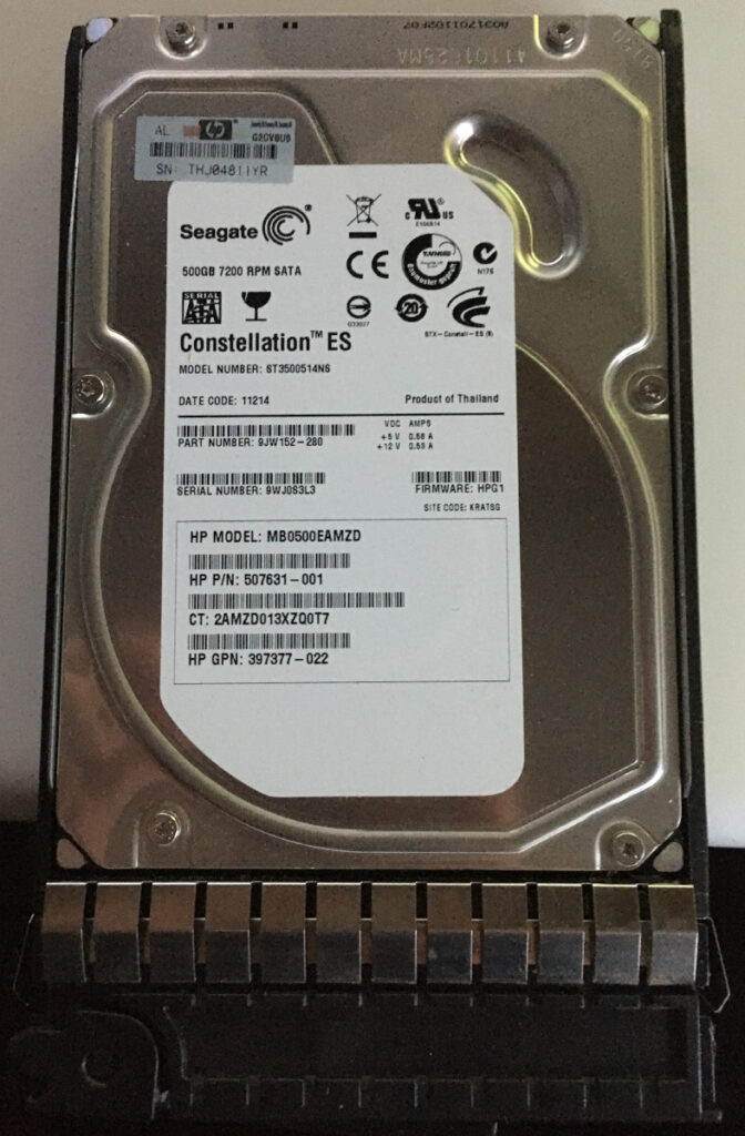 500 GB Seagate Constellation ES Hard Drive