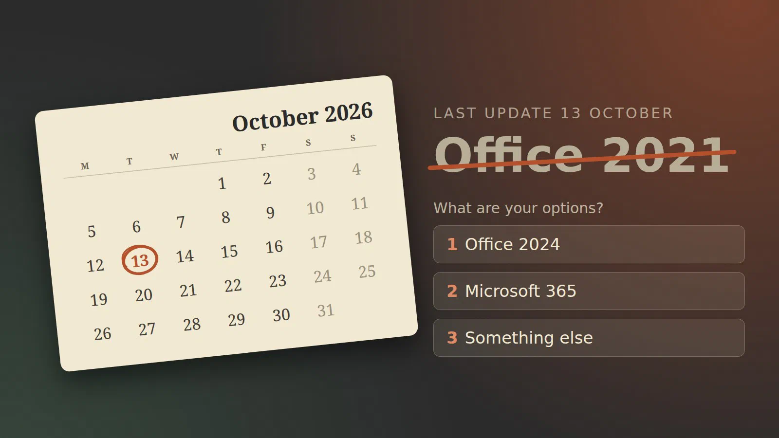 Office 2021 support ends on 13 October: what are your options?