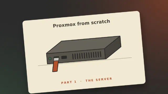 Setting up a Proxmox Virtual Environment server