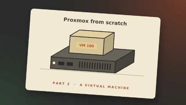 Setting up a Virtual Machine in Proxmox